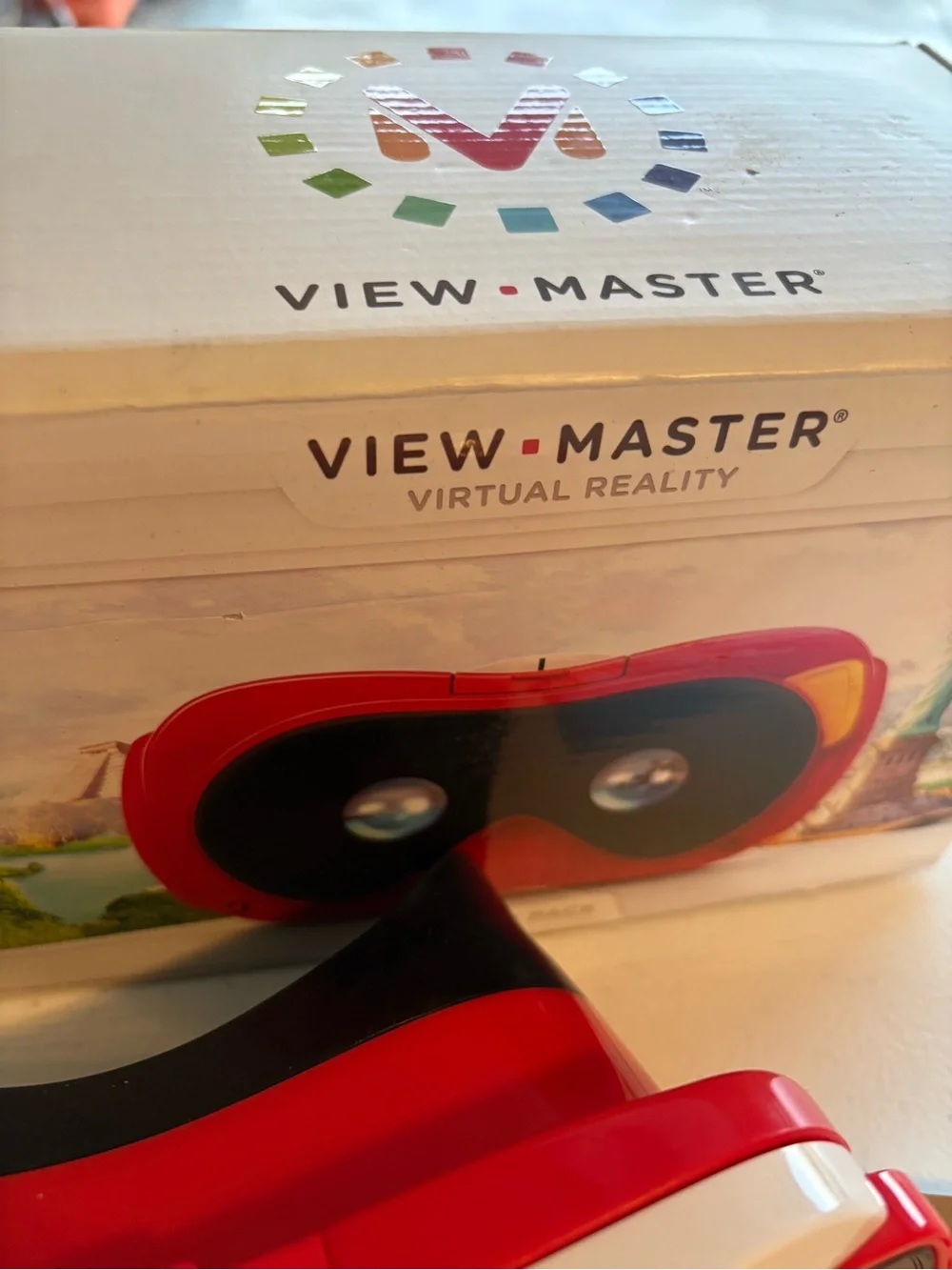 View Master Red & White Virtual Reality Viewer - Brand